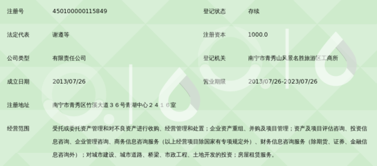 广西联发资产管理有限责任公司