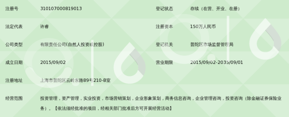 上海渊宗投资管理
